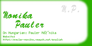 monika pauler business card